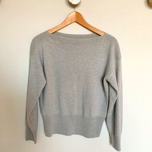 J Crew 100% Cashmere Grey Sweater